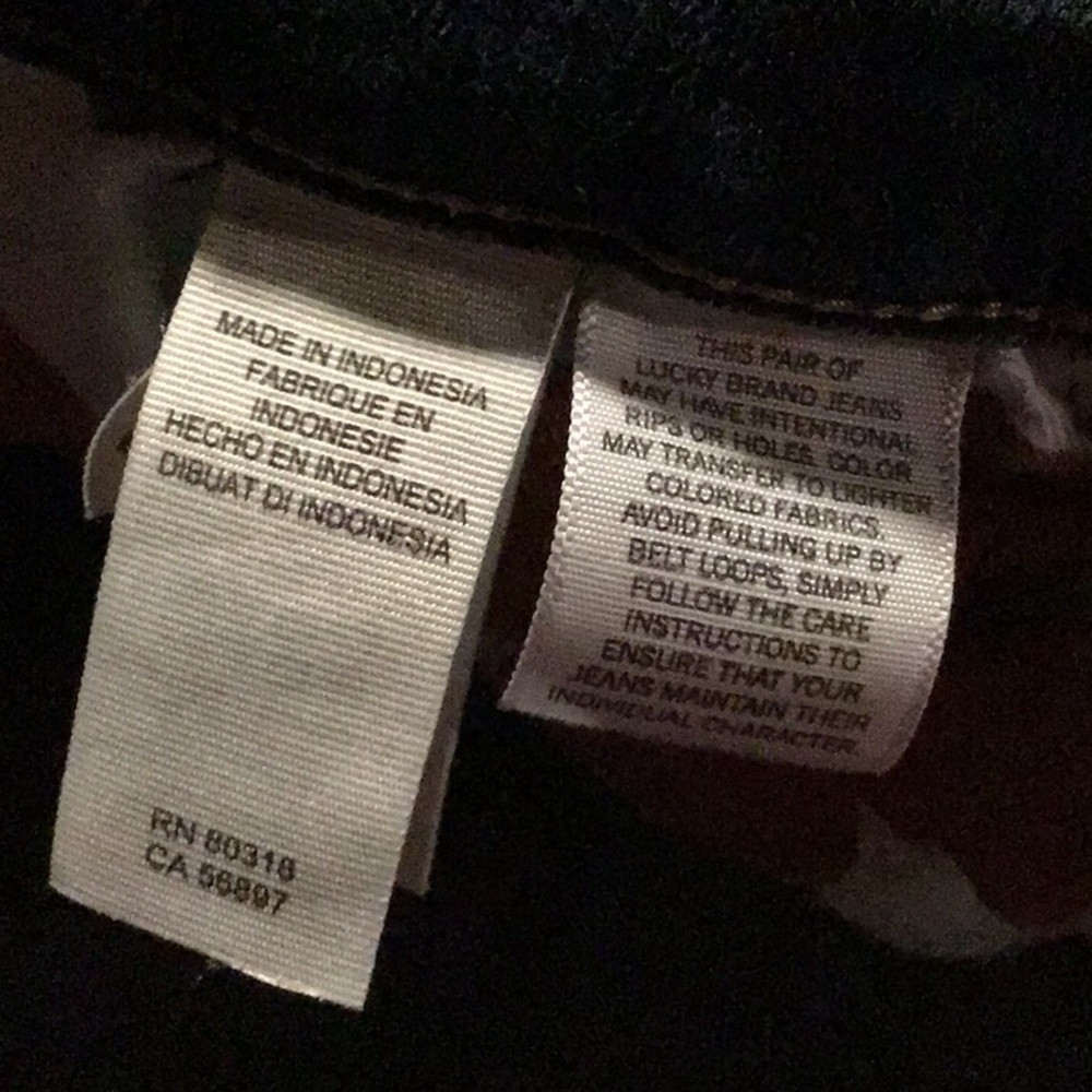 sac954🍀High Rise Brooke Skinny w/28” Inseam Lucky Jeans Size 14 - Picture 7 of 9